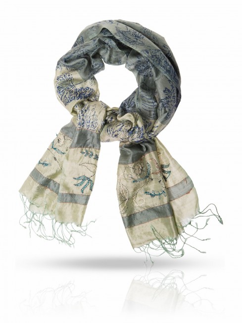 Шарф Женский SN-EMB.PRINT/GREY